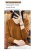 Women's V-Neck Hooded Wool Sweater - Autumn/Winter Loose Knit Pullover