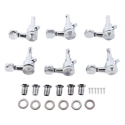 6Pcs Electric Guitar Tuning Peg with Lock Metal Accurate Tuning Guitar Locking Tuner