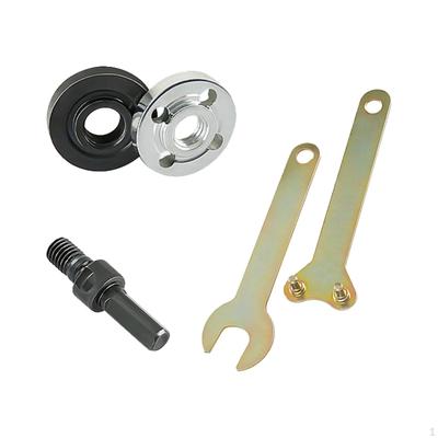 3/8"(10mm) Electric Drill Angle Grinder Mandrel Adapter Disk Holder Wrench Set