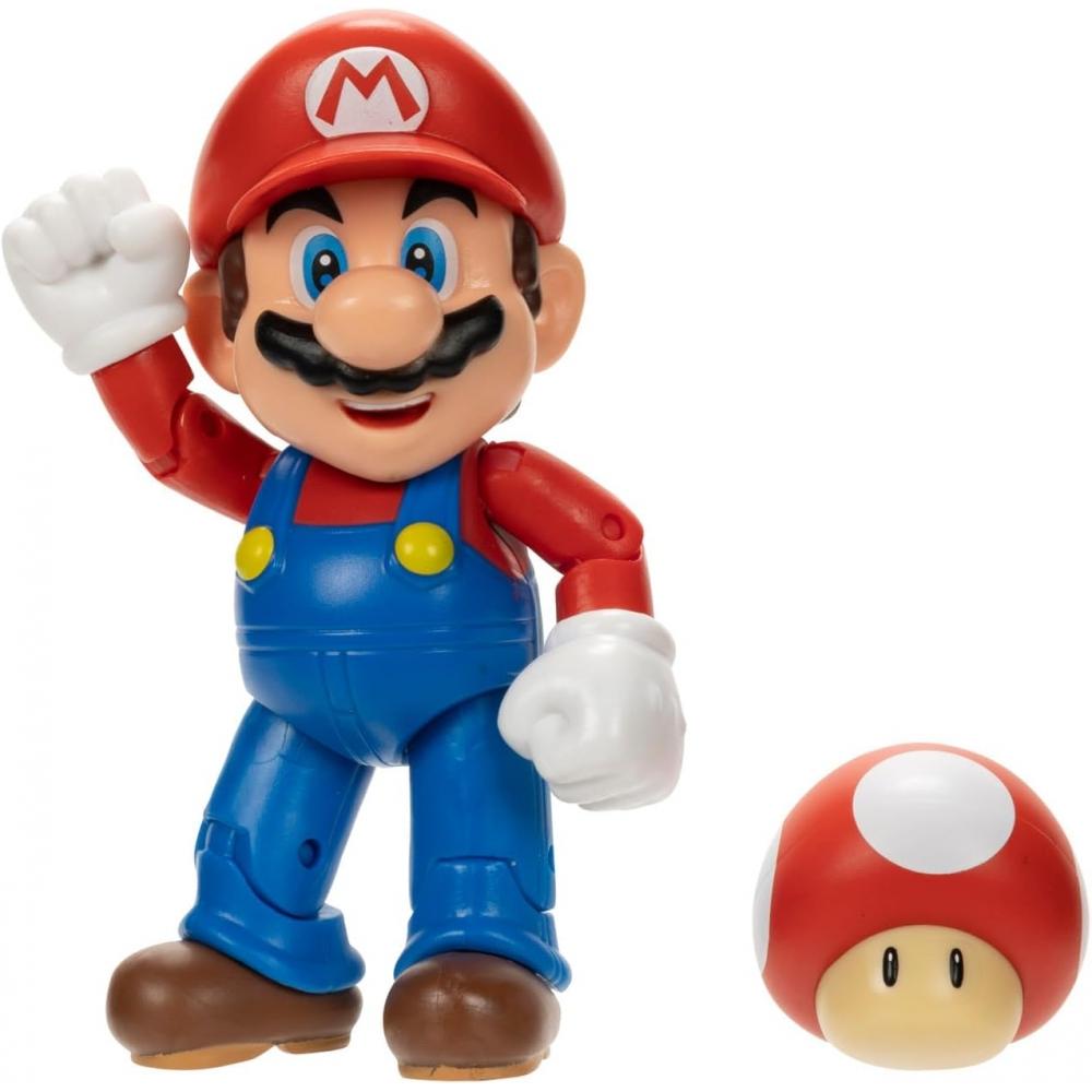 Sanei Boeki  Sanei Boeki  Super Mario Figure Collection Plus Mario With Super Mushrooms Fcp 001 Fcp 001 Mario With Super Mushrooms