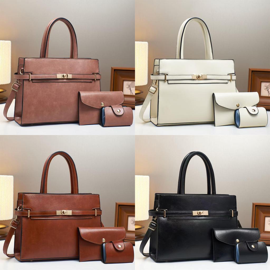 Minimalist Pu Crossbody Bag With Lock Closure For Daily Use