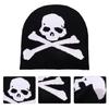 Elastic Windproof Beanies Knitted Hat with Skull Pattern for Adult Keep Ear Warm Hat Cold Weather Skiing Cycling Supply