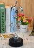 Premium Electric Double-Wheel Perpetual Motion Chaos Pendulum, Magnetic Rotating Swing, Science Gift & Home Desktop Ornament