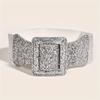 Wide Waist Strap Punk Style Decoration Belt Exquisite Stretch Waistband  for Women