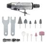 Car Tool Grinding Polishing Machine Kit 1/8" Air Die Grinder 16Pcs Pneumatic Die Grinder 1/4" Air Grinder Mill Engraving Tool