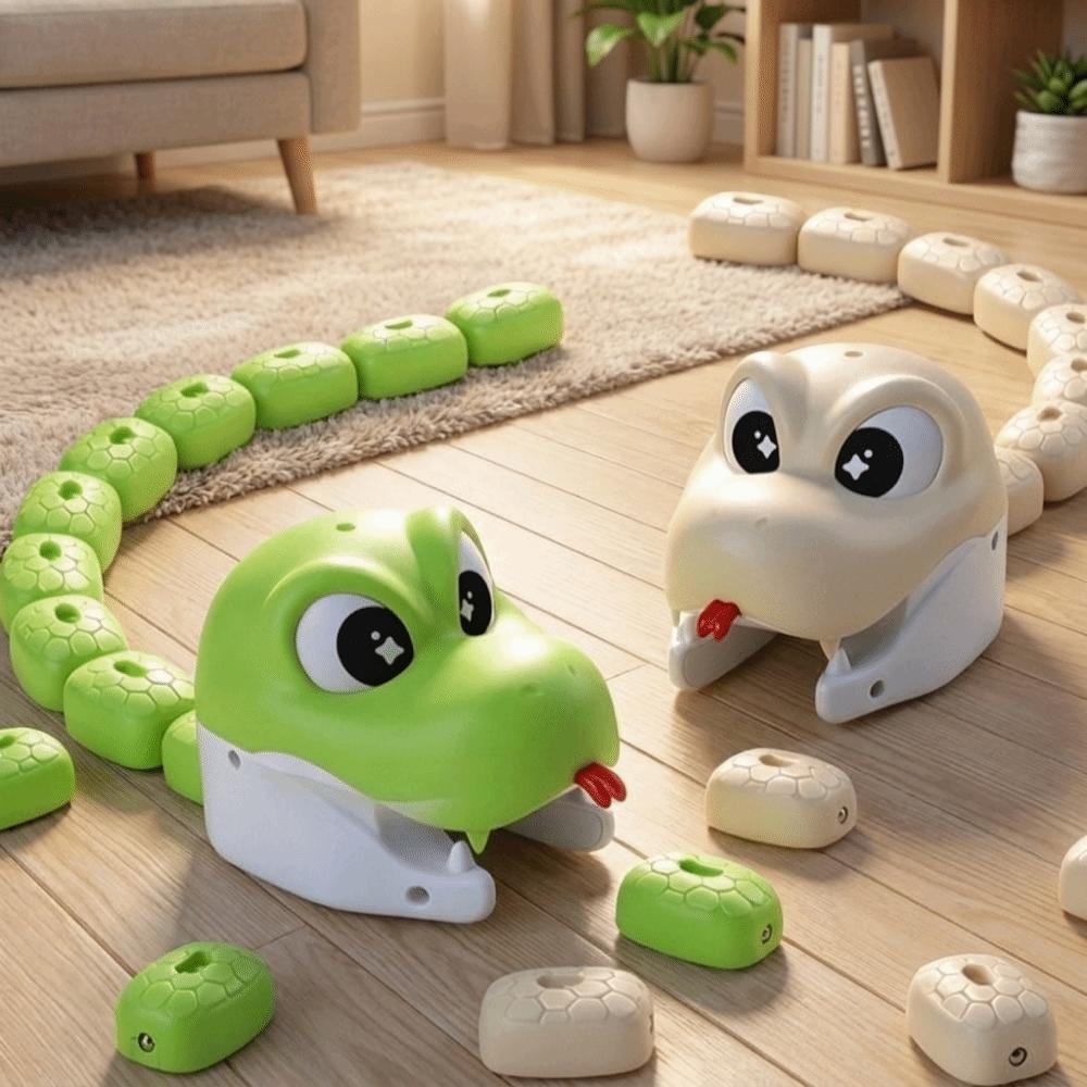 Interactive Greedy Snake Car Magnetic Magnetic RC Car Fun Game Snake Remote Control  Toy  Kids Gift