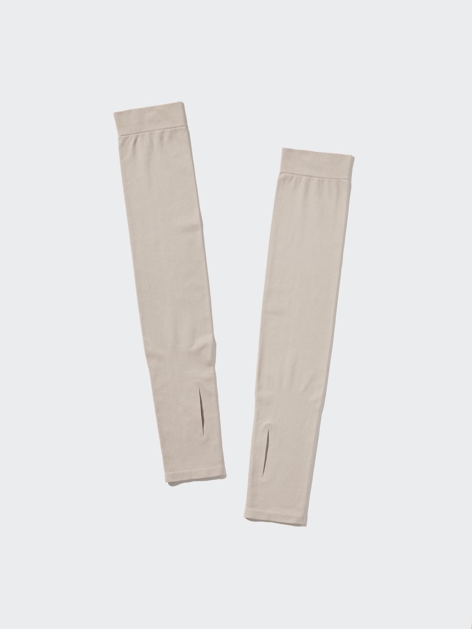 

Uniqlo Япония УФ-рез бесшовный чехол на руку 31 BEIGE/L