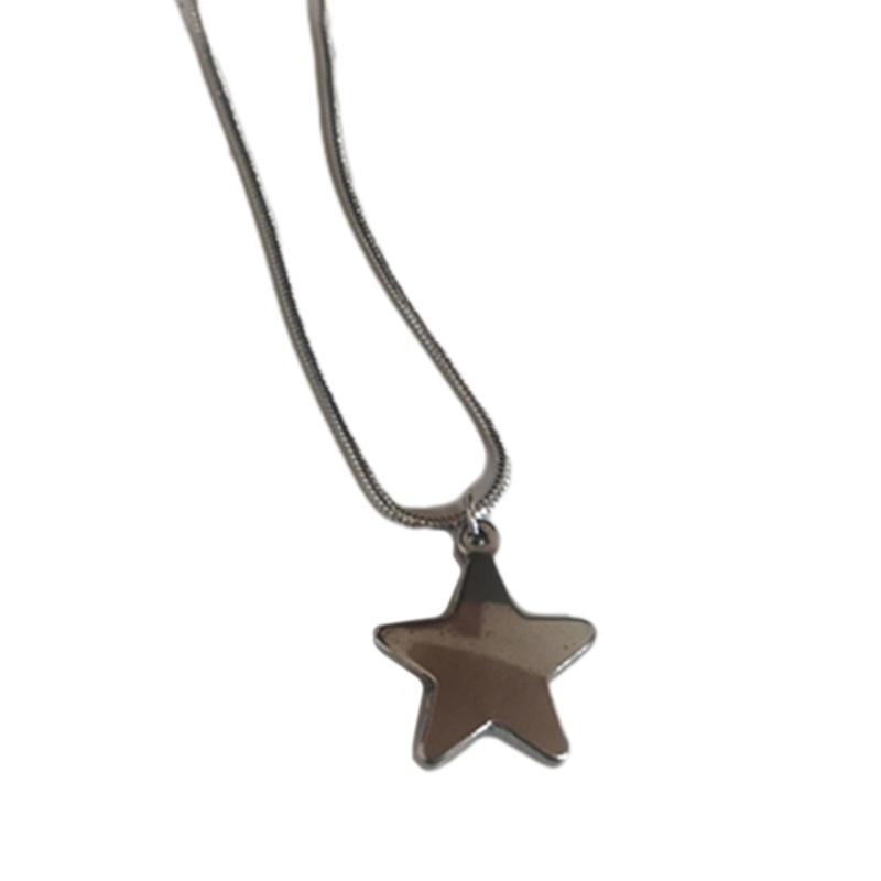 Подвеска Ожерелье Y2k Украшение на шею Подвеска-звезда Чокер Цепочка Цепочка-чокер Ожерелья Материал: сплав Подарок на день рождения для девочки
