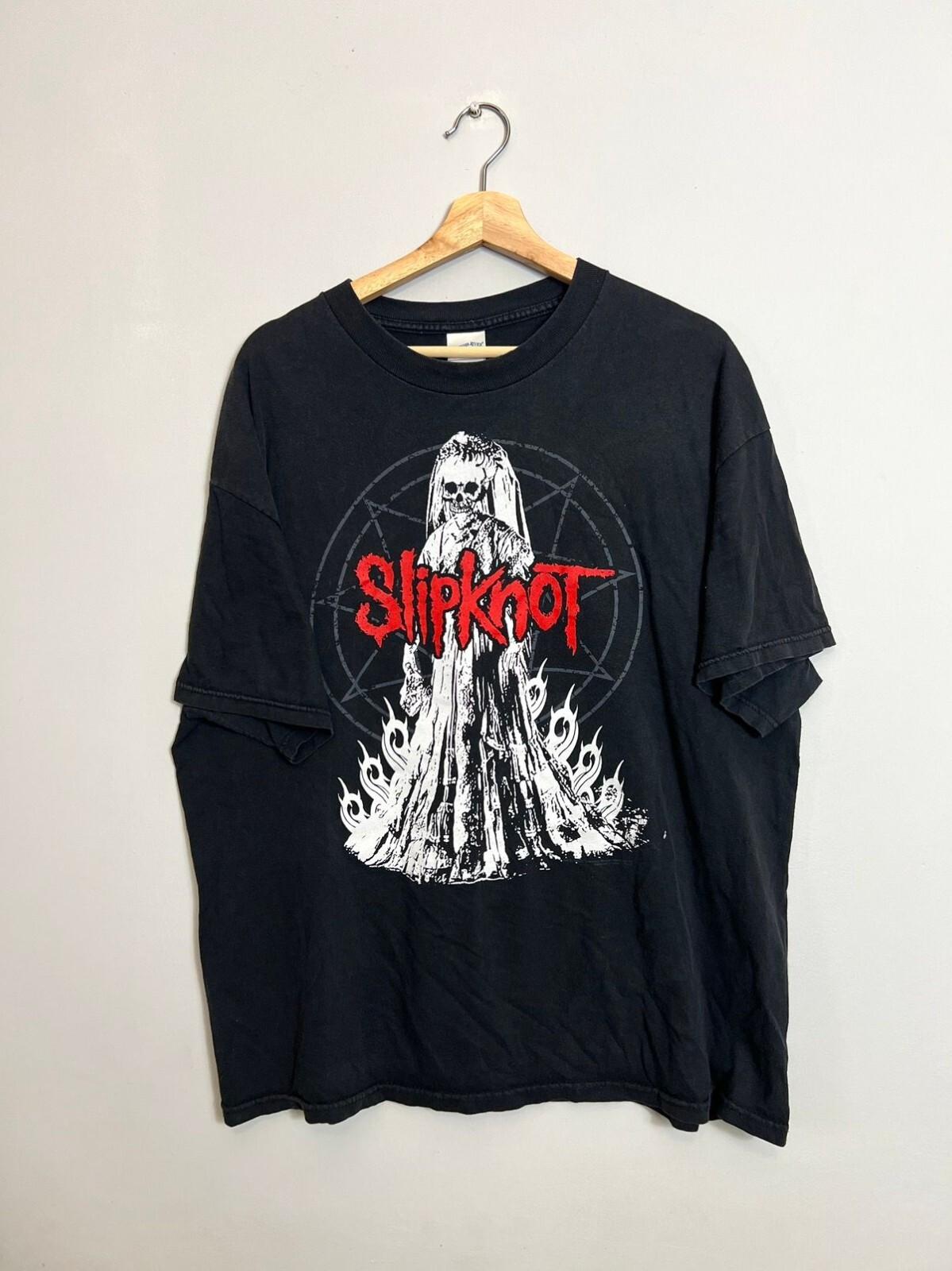 00s Slipknot Vintage Band Tshirt Rare Print Nu Metal Hype Unisex T-Shirt S