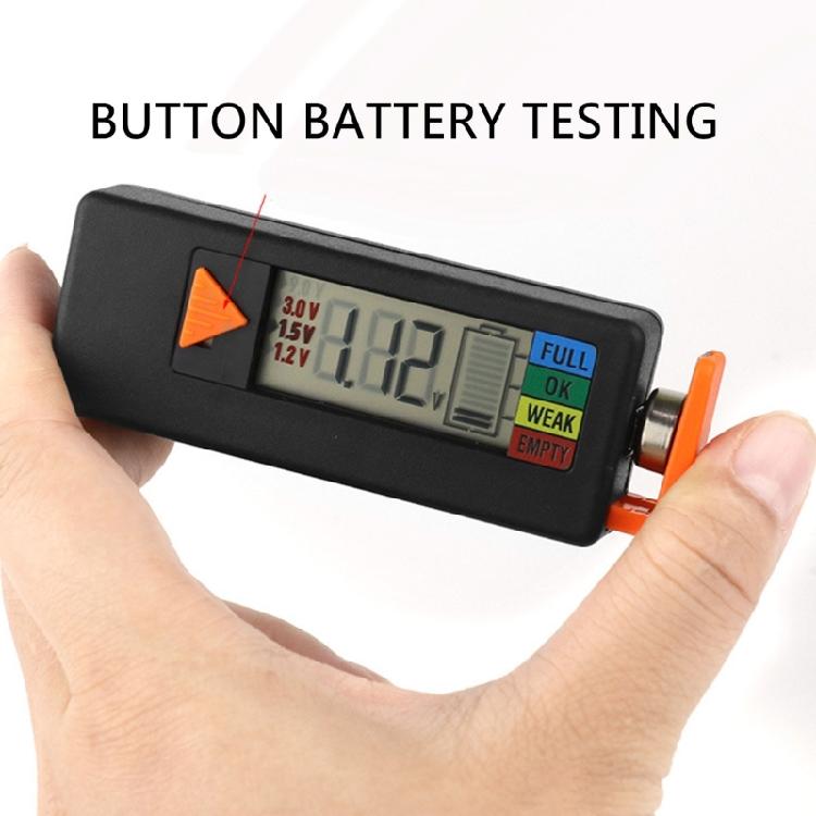Battery Tester Checker for Various Batteries Cell Battery Checker Digital Display Battery Monitoring Tester Portable