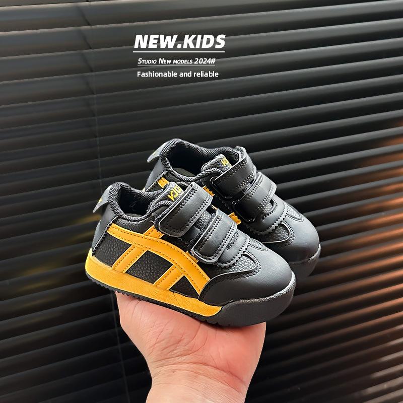 Baby Forrest Gump shoes 2025 spring and summer new boys' sports shoes girls' casual shoes medium and small children's white shoes