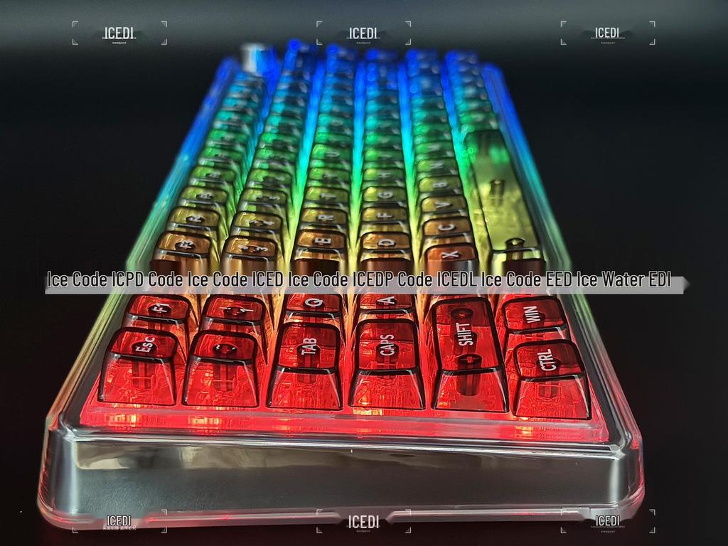 Matte Transparent Crystal Keycaps: 61/87/104-Key Universal, Customized, Highly Translucent.