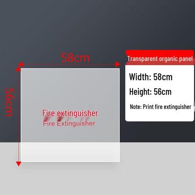 Acrylic Fire Safety Box Door Panel