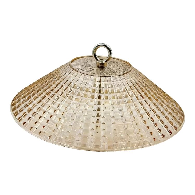 

Bird Squirrels Baffle for Hanging Bird Feeder Protector Visible Large Size Multiple Feeding Perches Outdoor Use золотой