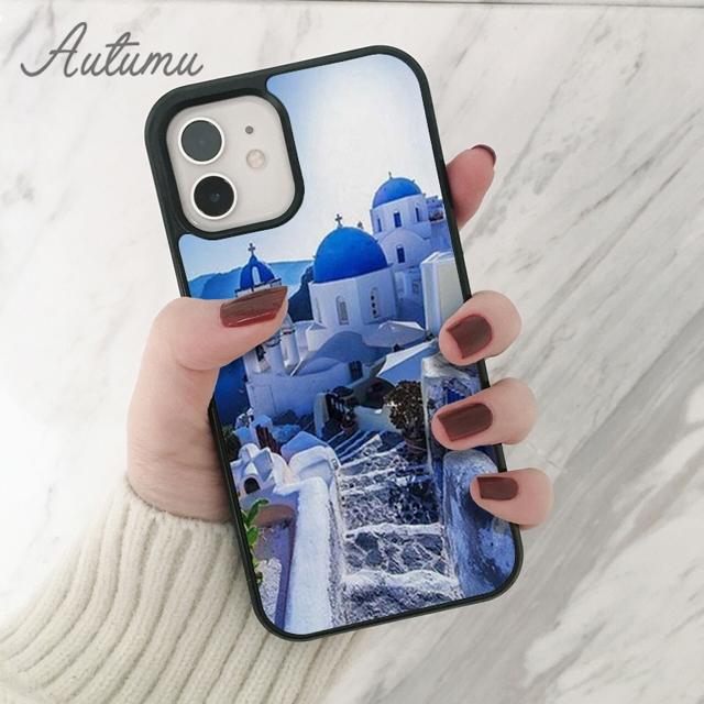 Griechische Griechenland Flagge Karte Telefon Fall für iPhone 11 12 13 14 Pro Max mini X XR XS SE 2020 6 7 8 Plus Samsung Galaxy S21 S22 shell