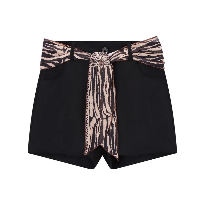 Kumikumi Design Sense Solid Versatile Chic Casual Pants Women Summer High Waist Slimming Straight Pants Shorts Hot Pants