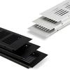 Aluminum Ventilation Grilles Airflows Vent Covers Strong Rustproof Double Side Airflows Grate 4pcs for Cabinets Wardrobes