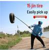 Carbon Telescopic Heavy-Duty Fishing Net Pole - Available In 1.8, 3, 4 Meters, Super Hard for Big Fish, Black Finish