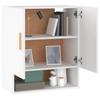 Wall Cabinet White 60 x 31 x 70 cm Particleboard
