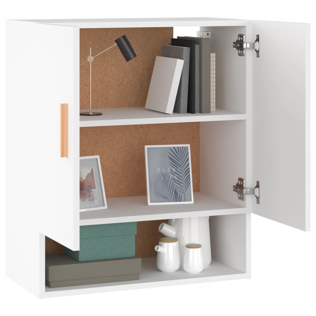 Wall Cabinet White 60 x 31 x 70 cm Particleboard