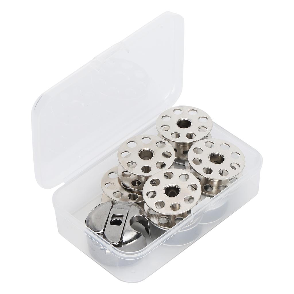 10Pcs Bobbin Bobbin Case Metal Spool Walking Foot Industrial Sewing Machine Accessories