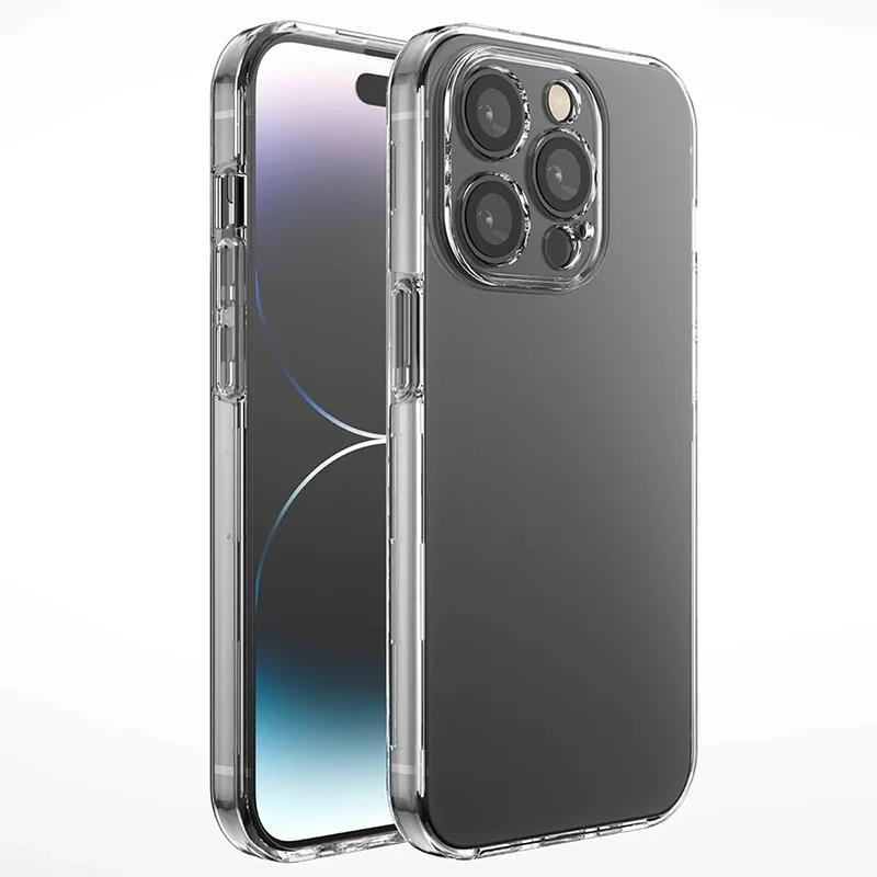 Silicone Transparent Phone Case For APPLE iPhone 16 Pro Max 15 Plus 14 Pro 13 mini 12 11 Clear Soft Back Slim Shockproof Cover