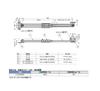 Sugatsune Industrial Lamp Mark Stainless Steel Multi-Stage Stay L-FS350A