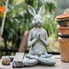 Yoga Rabbit Outdoor Garden Courtyard Decoration Desktop Ornament