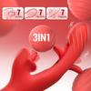 2 in 1 Tongue Licking Dildo Vibrator for Women Flapping Rotating Clitoris Stimulator G Spot Massage Female Masturbator Sex Toy