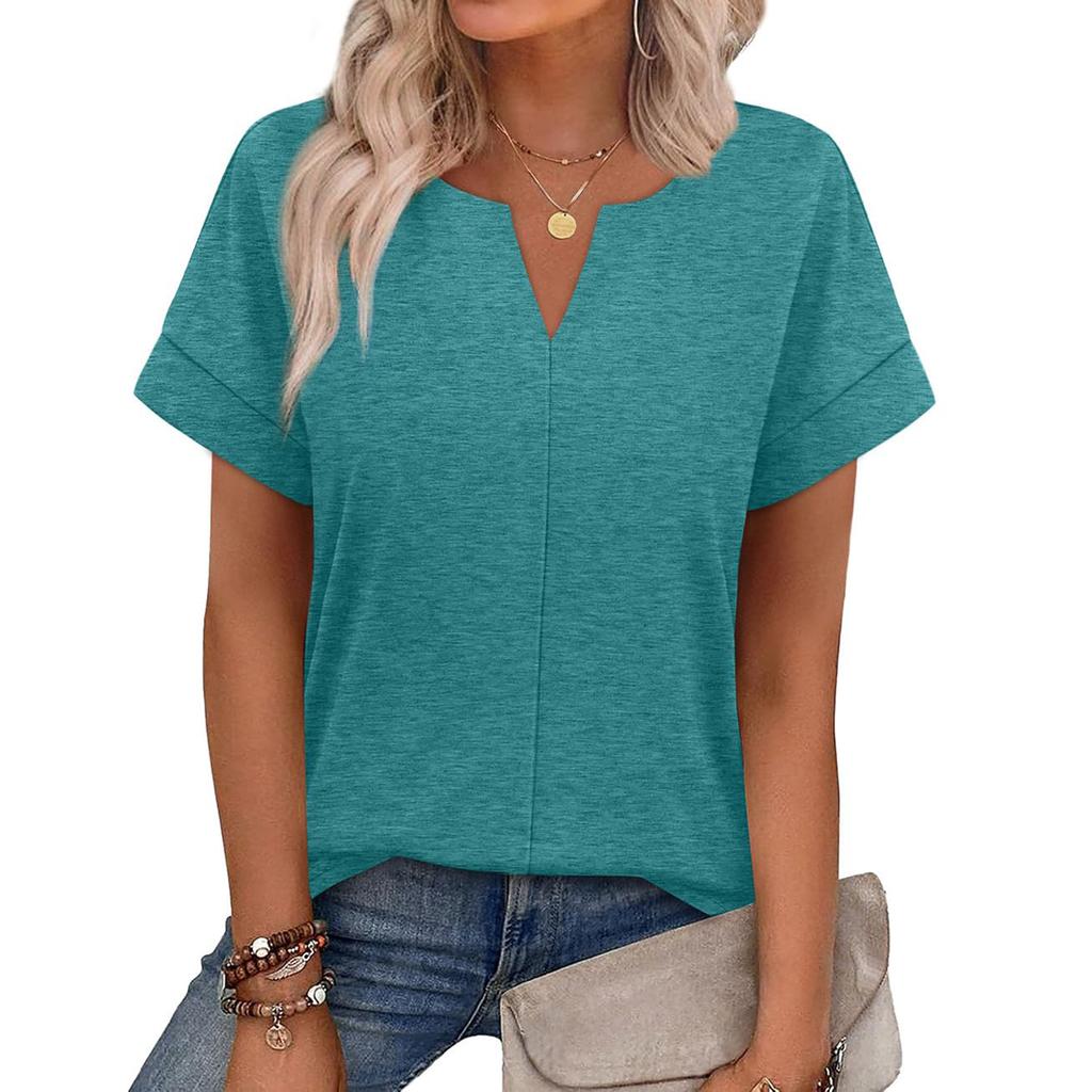 Women's Fashion Casual V-Neck T-Shirt Top