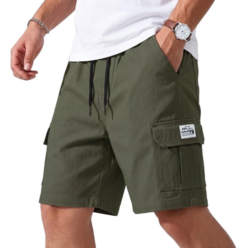 Sommer Freizeit Bermuda Shorts Sportbekleidung Cargo Knielange Hosen Jogging Fitnessstudio Mann Mehrere Taschen Kurze Arbeitshosen Taktische Shorts Herren