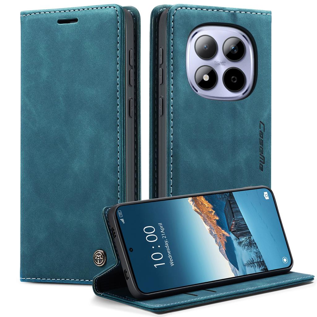 Pro Xiaomi Redmi Note 15 Pro 4G (Globální) Peněženkové pouzdro CASEME řady 013 PU kůže kryt na telefon stojánek