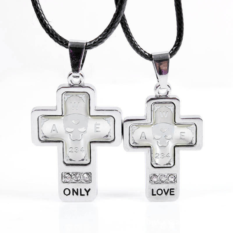 

JMXD Punk Leather Bracelet Cross Metal Letter Design Fashion Jewelry Men Valentine’s Day Gift Trendy Couple Accessory Statement Wristband белый