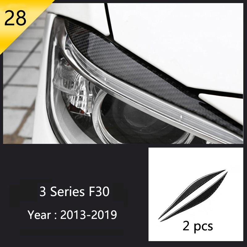 Car Styling Carbon Fiber Interior Button Panel Decoration Cover Trim Sticker Frame For BMW 3 Series F30 3gt F34 F32 Accessories