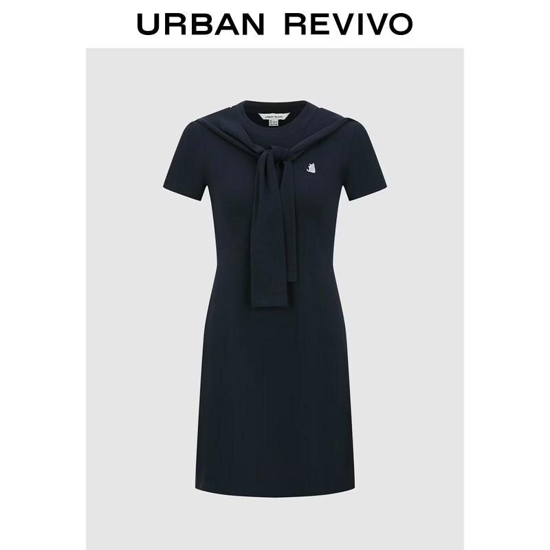 

UR 2026 Spring Casual Embroidered A-Line Short Dress S