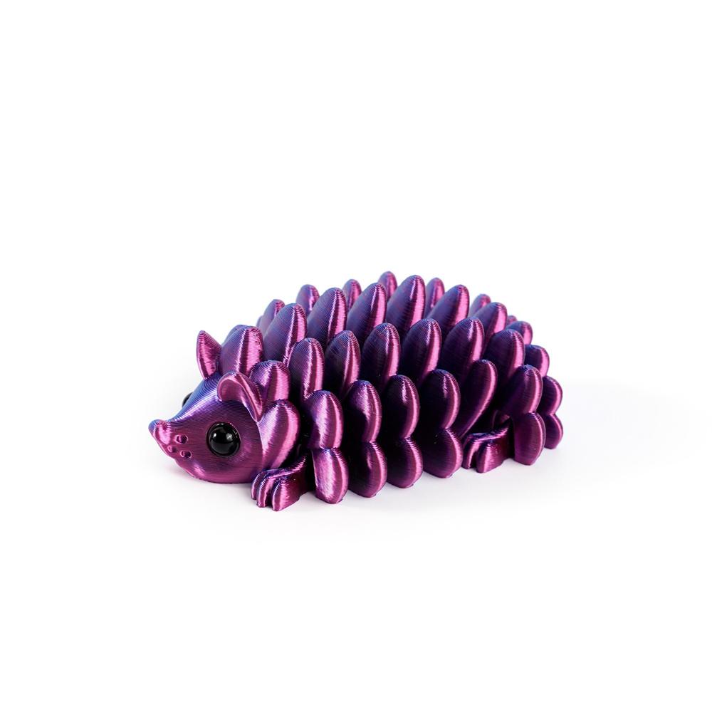 3D Printed Hedgehog Figurine - Versatile Indoor & Outdoor Home Desk Decor Collectible Cone Toy Articulated Cute Figurin