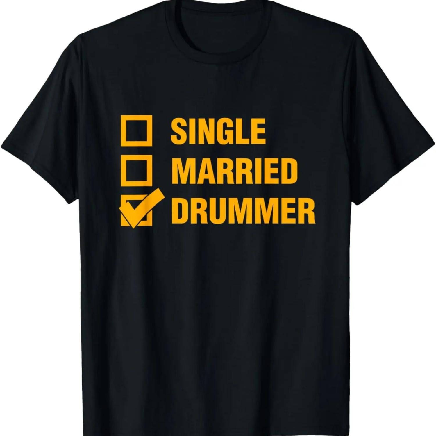 Drummer Music I Might Look Like Im Listening Funny Drums T-Shirt S