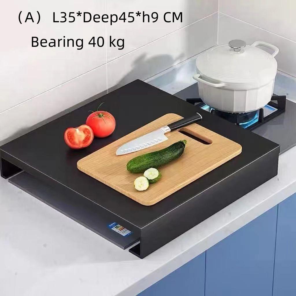 Black Gas Stove Cover 304 Stainless Steel Induction Cooker Rack Bracket Base Plate Cookers Utensils Kitchen Accessories