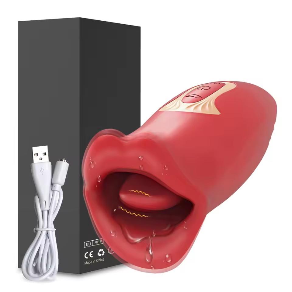 Vibrator Adult Sex Toys for Women Tongue Sucking Licking Nipples Anal Clit Sucker G Spot Vibrators Stimulator Couples Female 18