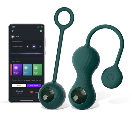 Oeuf Vibrant Sans Fil Crystal Duo 8 x 3.5cm - Magic Motion - Sextoys Connectés