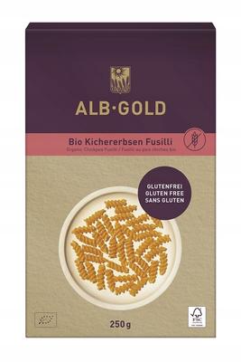 PROTEIN PASTA (FROM CHICKPEAS) SPIRITS, GLUTEN-FREE, ORGANIC, 250g -ALB-GOLD