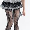 Vintage Hollow Floral French Style Sexy Lace Pantyhose For Women