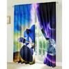 Cartoon Cute Lovely Kids Child Like Gift Light Filtering Drape Window Curtains for Living Room Bedroom Kitchen 2 Pieces Decor