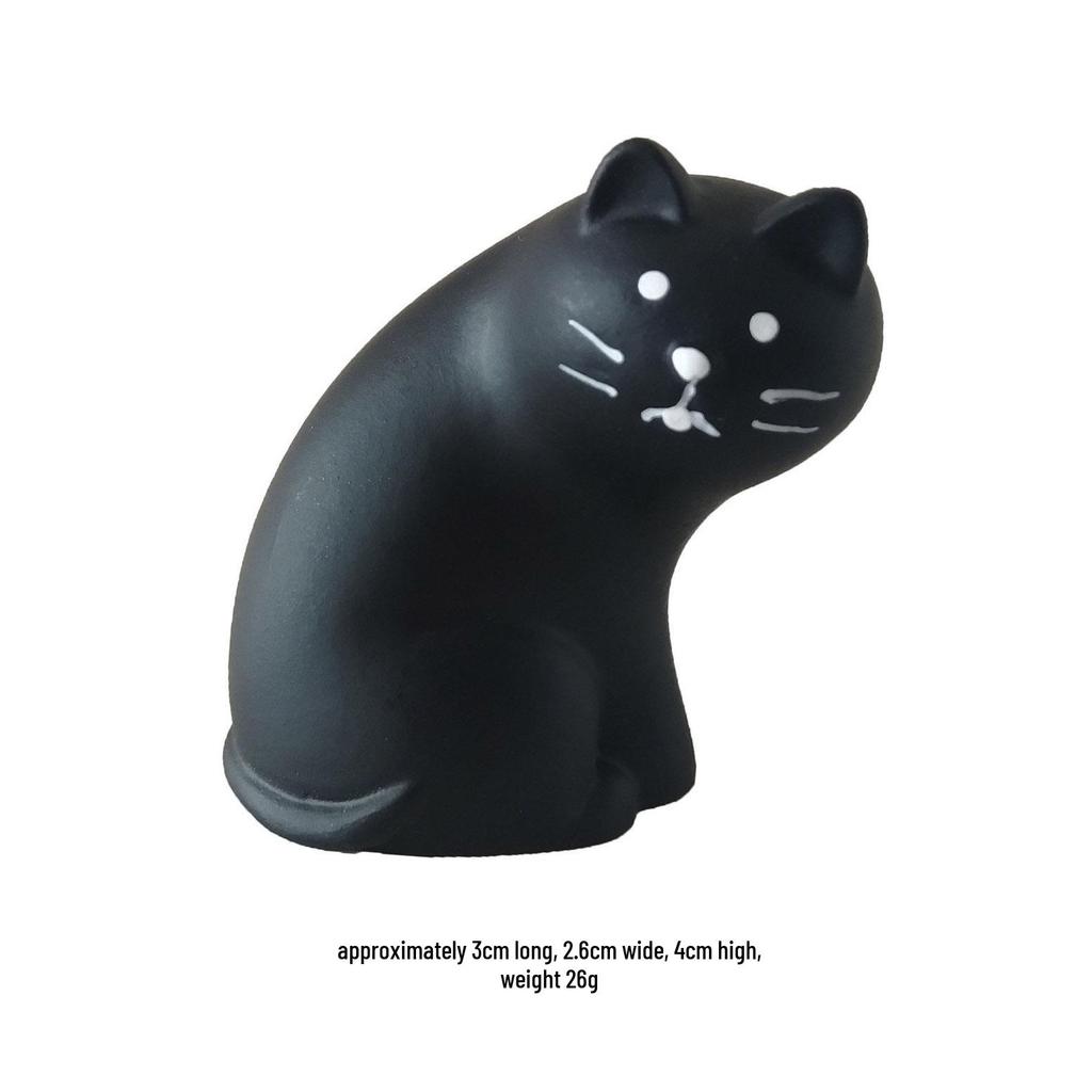 Japanese Cat Zakka Car Ornament - Cute Photo Decorative Mini Resin Craft