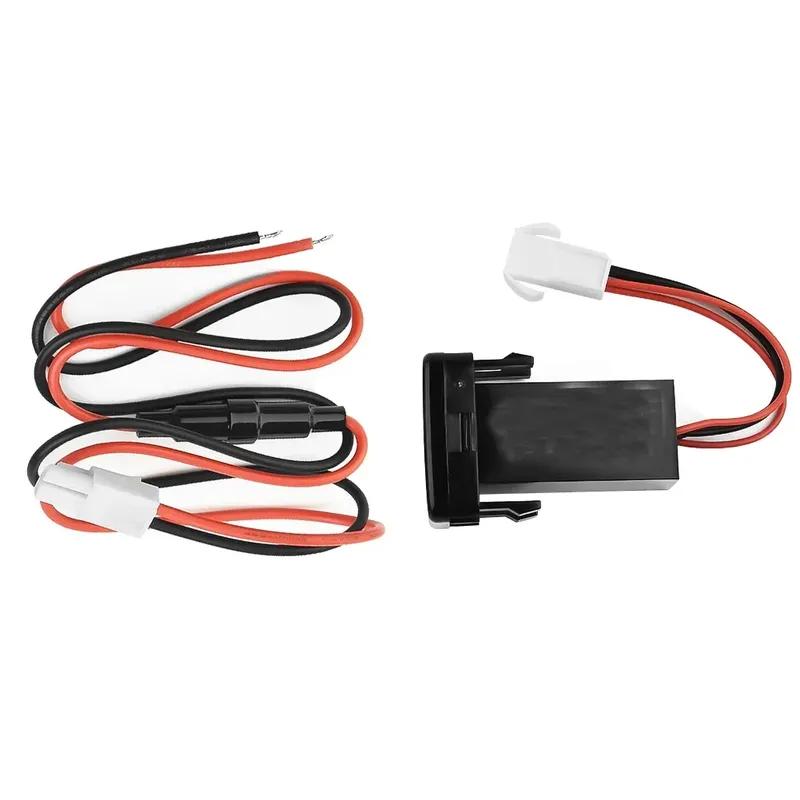 Auto 2 Port RApid- USB Charger For Toyota- For 4Runner/Prado- 120 Series 2003~2009 For Land Cruiser- 100 Series 1998~2007