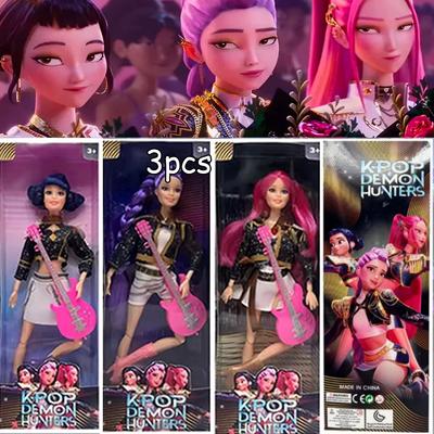 Cool K-Pop Demon Hunter Music-Themed Action Figure - Rumi/Mira/Zoey Collectible Vinyl Doll, High-End Movie Merchandise Gift