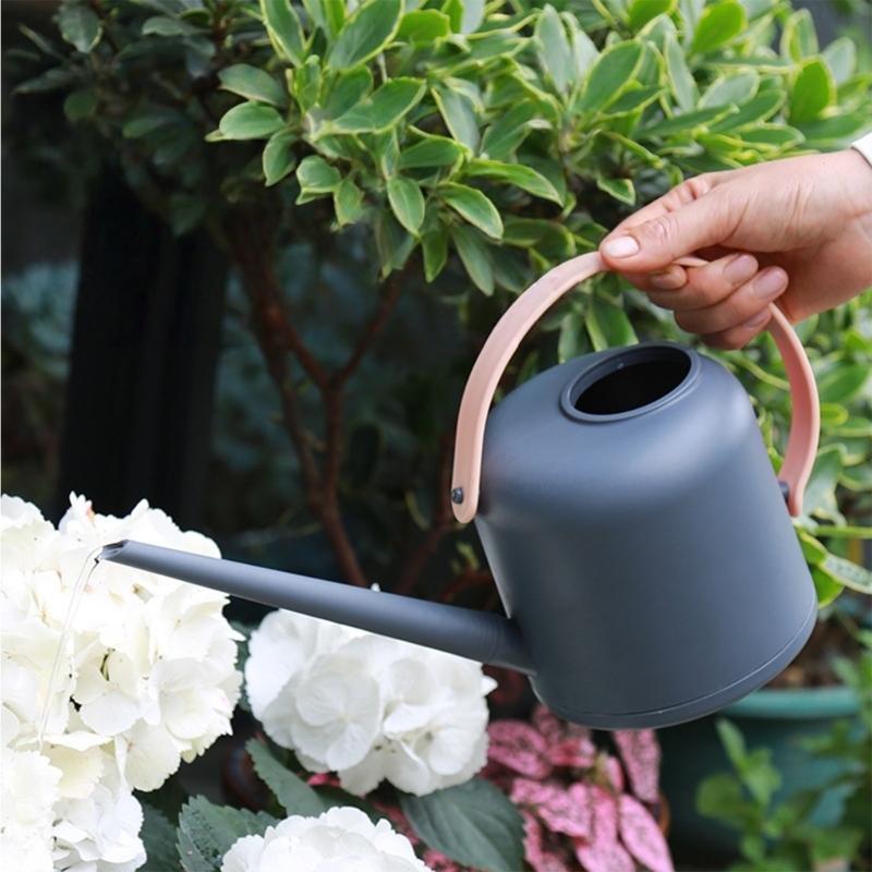 Plastic Watering Can 1800ml for Indoor Plant and Outdoor Garden with Long Spout and Detachable Handle