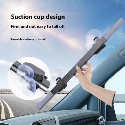 2025 New Windscreen Sun Curtain Front Windshield Sunshade Retractable Sunshade Protector Universal Vehicle Sun Visors
