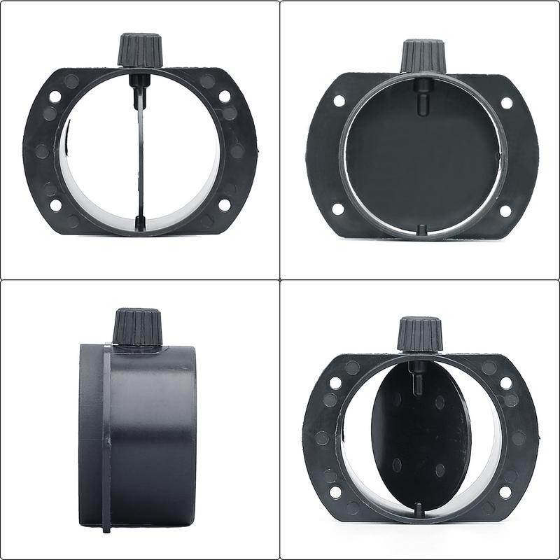 Heater Outlet Connector 75mm Exhaust Car Heater Regulating Valve Flap for Diesel Parking Heater Air Vent Ducting Connector