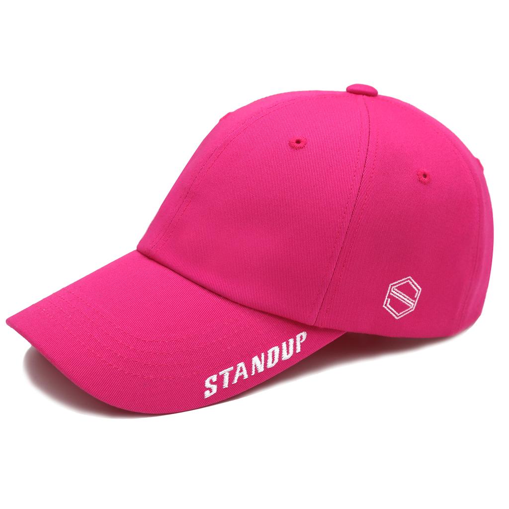 Seutaendeueob Visor Stand-Up Cherry Pink Ball Cap (Light Fit)